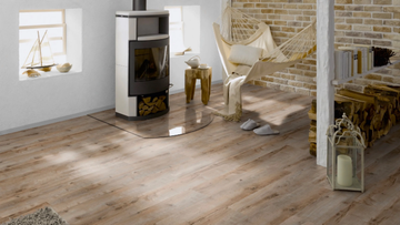 F14 OAK WILLOW GREY - Laminate flooring with wood effect by Ter Hürne - view 3